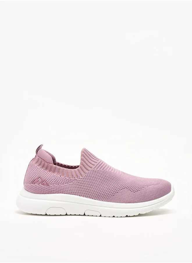 شو اكسبرس Mesh Slip-On Sports Shoes with Pull Tab