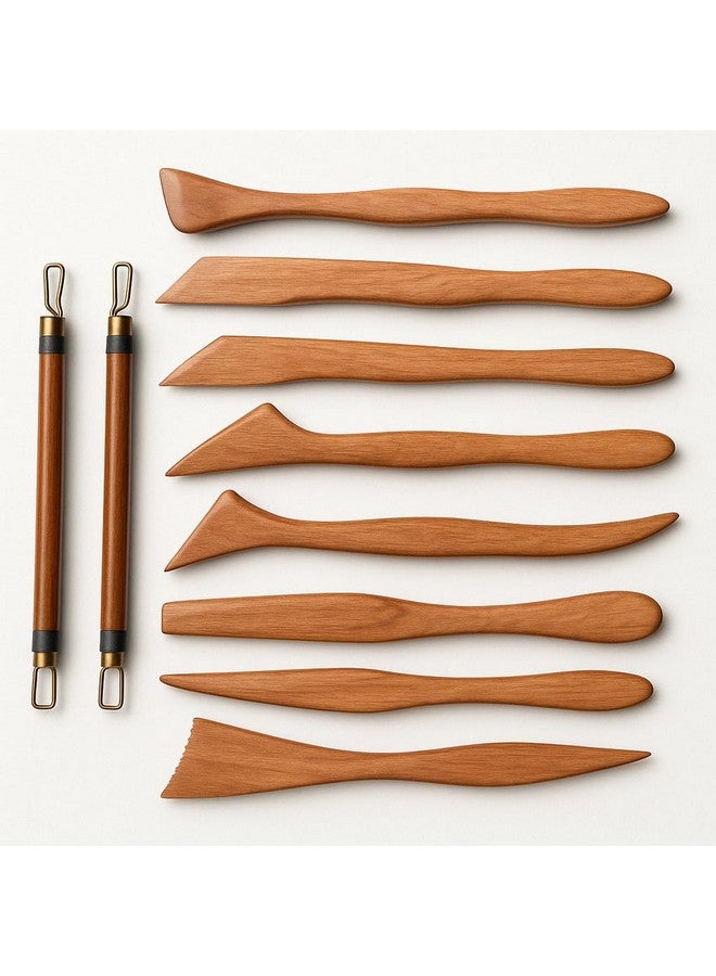 ArtRight Artists' Clay Modelling Tools (Set Of 10); Craft Modelling & Sculpting Tools For Pottery, Sculptures, Polymer, Paper & Mache - 10 Pcs, Multicolor - Image 1
