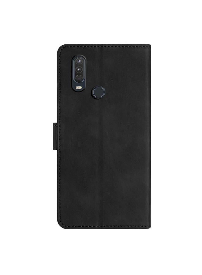 إيروريكس جراب لهاتف موتورولا ون أكشن، جراب جلدي منقوش بنقشة سبع فراشات - Image 3