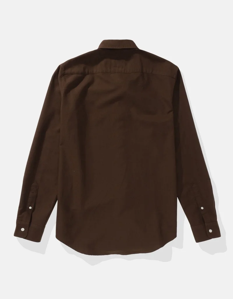 امريكان ايجل قميص أوكسفورد بأزرار وقصّة سلِم بأكمام قصيرة