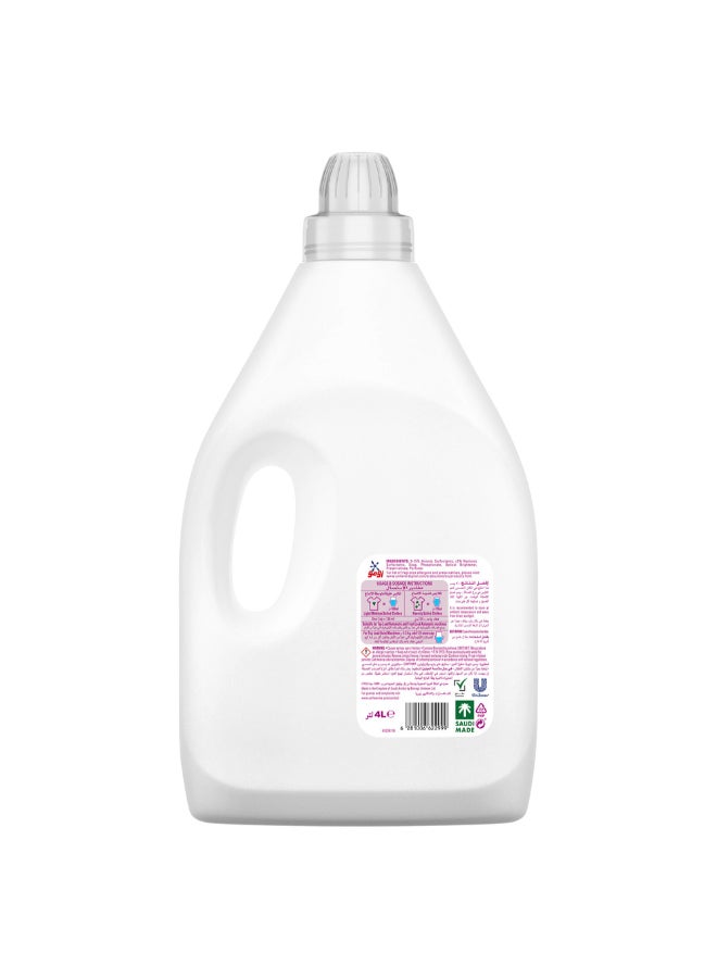 Omo Liquid Laundry Detergent, For Sensitive Skin, Gentle On Skin, Tough On Stains, 4 L - Image 2