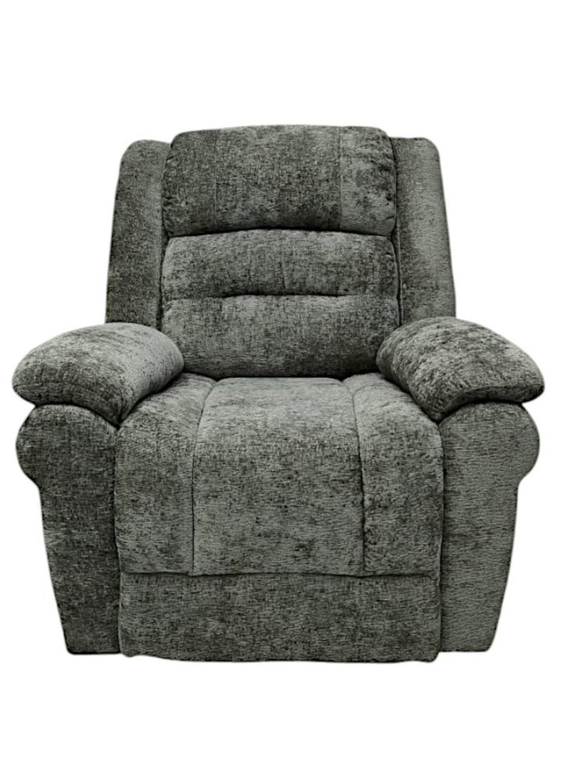 KARNAK Minsk 1 Seater 360° Moving Recliner Modern Design One Seat Relaxing Chair Living Room Furniture - GREY  - Image 1
