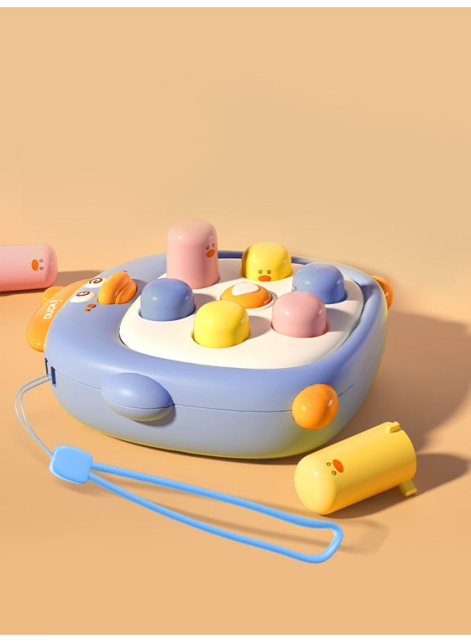 Children's Finger Hamster Mini Radish Press Music Game Machine Hanging Ornaments For Boys And Girls Interactive Tap Decompression Toy