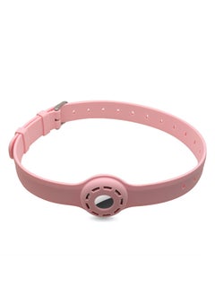 Suitable For AirTag Dog Collar Positioning Tracker Case For Apple Tracker Collar Case-Color:Pink-Applicable Model:Large 535*40*20mm