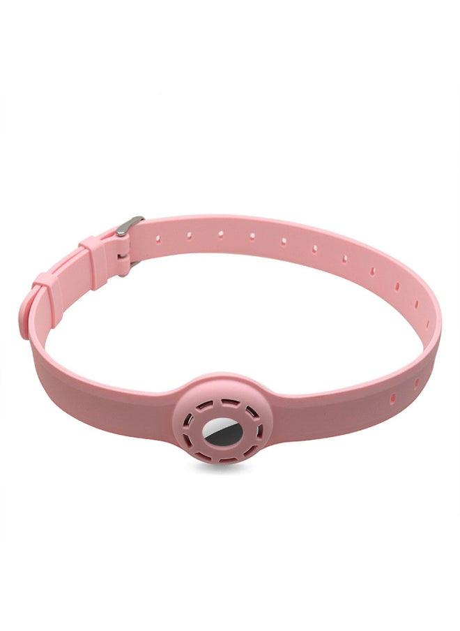 Generic - Suitable For AirTag Dog Collar Positioning Tracker Case For Apple Tracker Collar Case-Color:Pink-Applicable Model:Large 535*40*20mm - Image 1