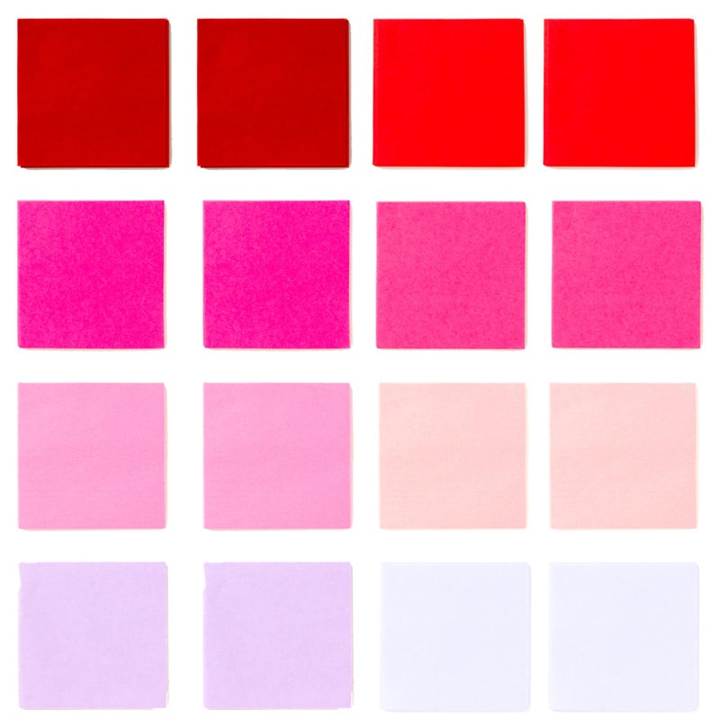 Exquiss 1600pcs Multicolor Tissue Paper Valentine's Day Bulk Wrapping Tissue - 1.2 x 1.2 DIY Art Craft for Kids, Classroom,Valentine,Birthday,Love,Heart Suncatchers,Wreath,Paper Pom Pom (1.2 Inches) - Image 1