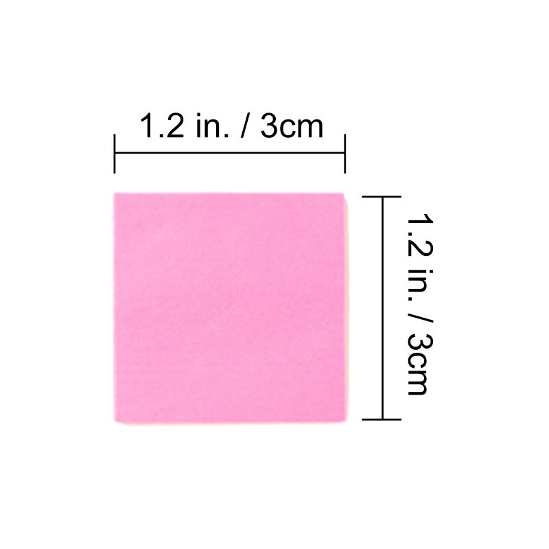 Exquiss 1600pcs Multicolor Tissue Paper Valentine's Day Bulk Wrapping Tissue - 1.2 x 1.2 DIY Art Craft for Kids, Classroom,Valentine,Birthday,Love,Heart Suncatchers,Wreath,Paper Pom Pom (1.2 Inches) - Image 2