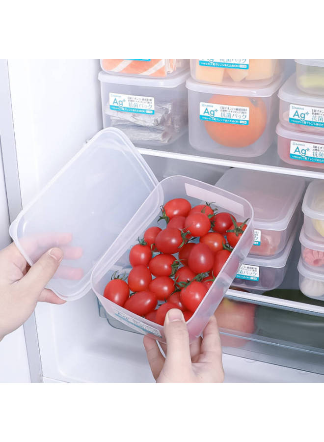 Refrigerator Fresh-keeping Box Kitchen Food Sealed Box Plastic Food Grade Lunch Box Frozen Fruit And Vegetable Refrigerator Storage Box-Specifications:T Type-9123019(1100ml With Drain Frame Suitable For Fruits)  - Image 4