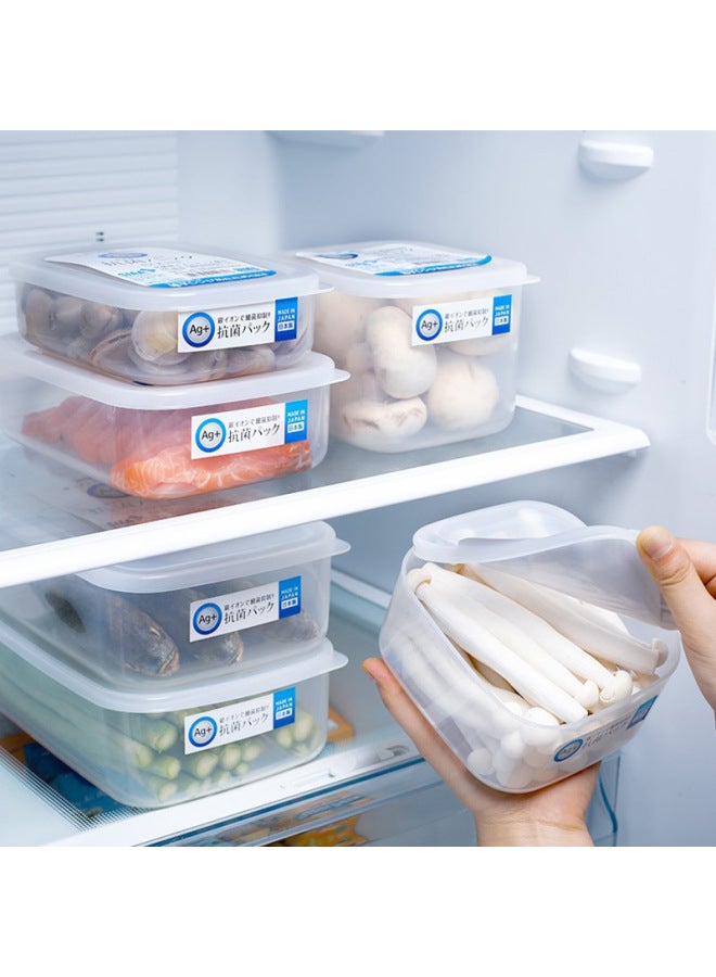 Refrigerator Fresh-keeping Box Kitchen Food Sealed Box Plastic Food Grade Lunch Box Frozen Fruit And Vegetable Refrigerator Storage Box-Specifications:T Type-9123019(1100ml With Drain Frame Suitable For Fruits)  - Image 2