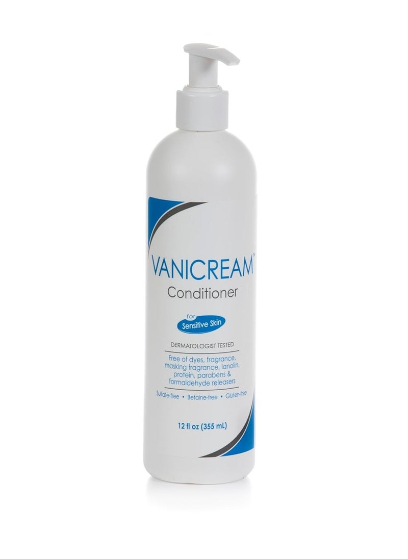 Vanicream Vanicream Conditioner – pH Balanced Mild Formula Effective For All Hair Types and Sensitive Scalps - Free of Fragrance, Lanolin, and Parabens – 12 Fl Oz  - Image 1