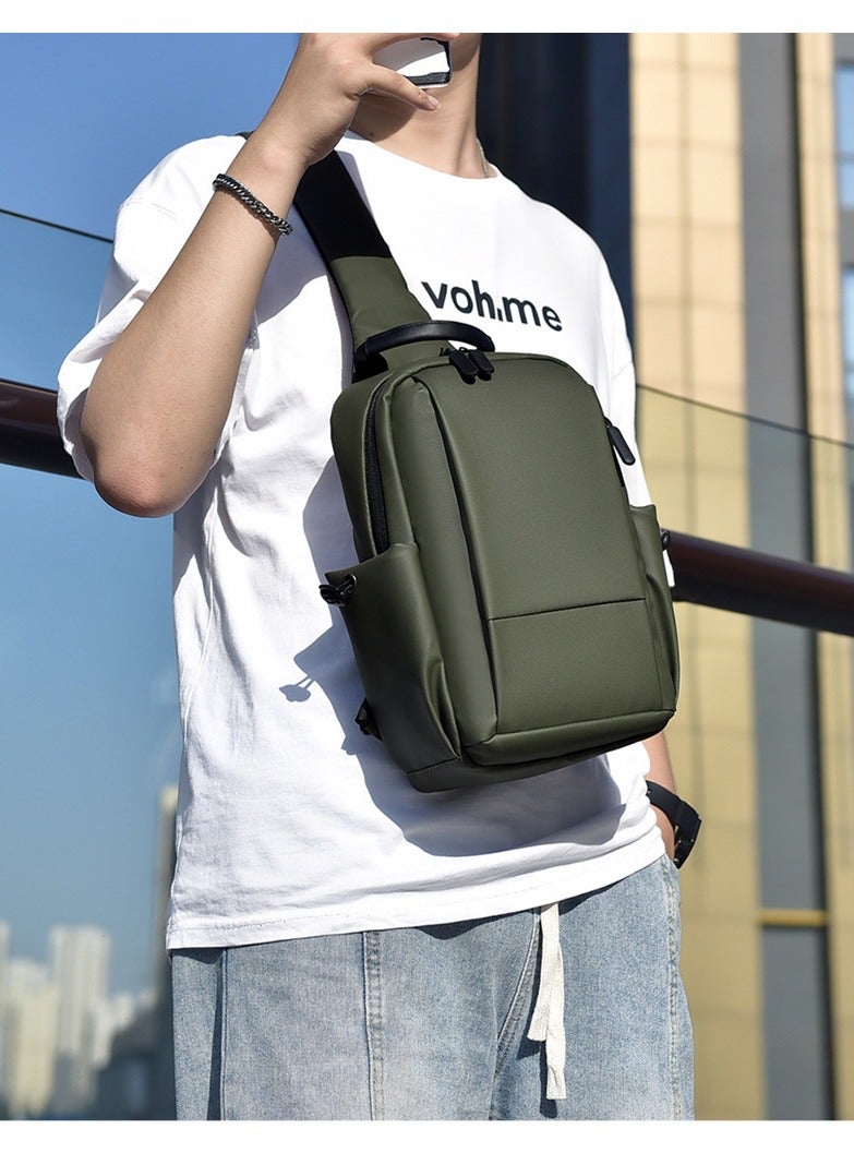 عام حقائب الصدر الرجالية ، حقائب الكتف العصرية ، حقائب كروس بودي للسفر غير الرسمية ، حقائب الصدر الفاخرة العصرية وخفيفة الوزن ومقاومة للماء - Image 2