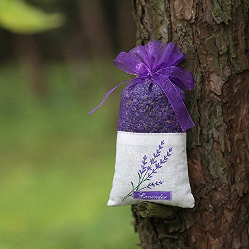 Lozom Sachet Empty Bags Purple Gauze Cotton-Ramie Sacks for Lavender, Spice and Herbs (24pcs) - Image 5