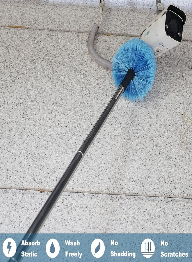 Tockrop Cobweb Duster Head Brush-Twist-On Spider Web Brush for Outdoor & Indoor Web Cleaning // Fits Standard Acme Threaded Poles // Cobweb Duster Brush Head Only-Blue -1 Pack - Image 4