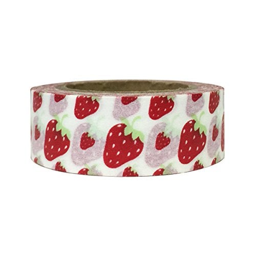 allydrew Decorative Washi Masking Tape, Strawberries - Image 4