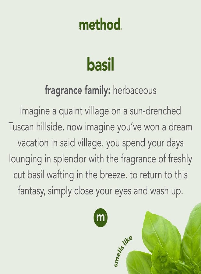 Method Gel Hand Wash, Basil, Biodegradable Formula, 12 Fl Oz (Pack of 1) - Image 3