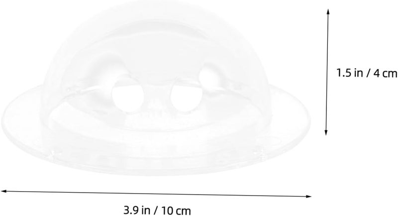 GLSTOY Acrylic Cat Dome Carrier Transparent Pet Window Dome for Small Dogs and Cats Easy to Clean Durable Design with Safety Features for Comfortable Travel - Image 5