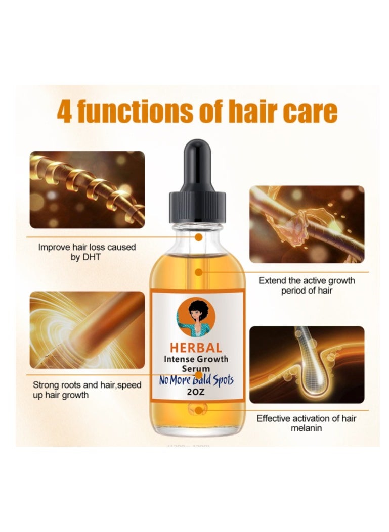 MOOYAM - Herbal Hair Growth Oil And Serum  Dry Scalp Treatment, Hair Thickening Products for Women, Hair Loss Essential Oils For Diffuser 2OZ - Image 1
