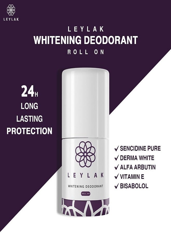 Leylak Leylak Roll On Whitening Deodorant - 50Ml - Image 3