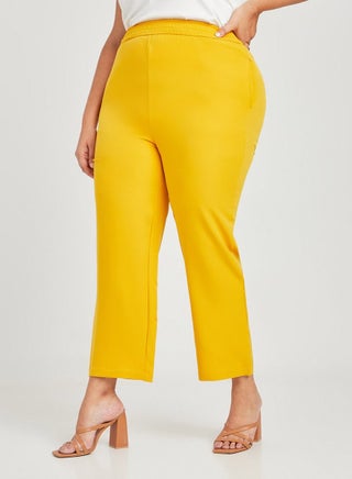 Pants with an elasticated waist