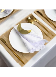 Ramadan, 6 napkin and tablecloth holders bearing the Ramadan crescent, Golden - pzsku/Z3DF14F15E7697342C14CZ/45/_/1735401097/30088f0e-3d83-4b39-9181-ee002eac856f