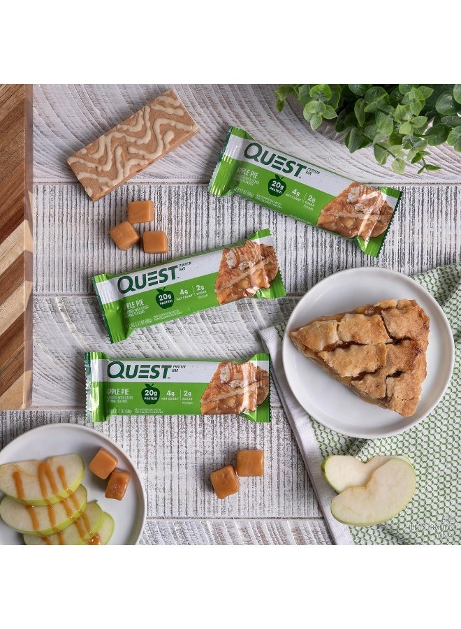 Quest Nutrition Apple Pie Protein Bar, 20G Protein, 4G Net Carbs, 2G Sugar, Gluten Free, Keto Friendly, 12 Count - Image 5