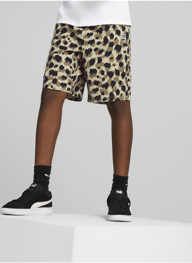 PUMA DOWNTOWN Boys Shortsleeve Logo T-Shirt  - Image 1