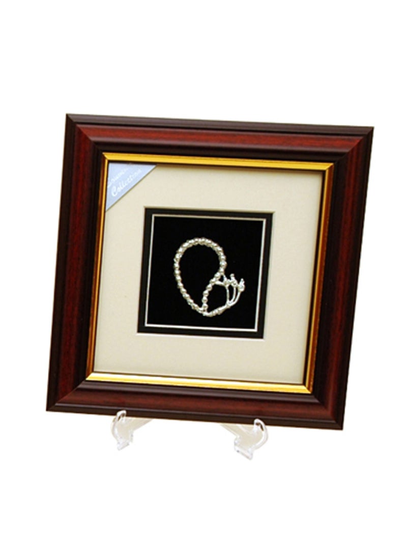 Antique Museum - SOUVENIR CHARMS FLATFRAME 4"X4"-FRM0176B - Image 1