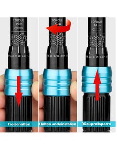 21-Piece 1/4" Torque Wrench Set, (2-25Nm) Dual Direction Adjustable 72 Tooth for Bike and Motorcycle Maintenance,with Extension Pole and Storage Box - pzsku/Z3DF1878745DFFBA9306FZ/45/_/1738918311/576ecb94-6a37-4c57-8a64-9eb4ca81afd4