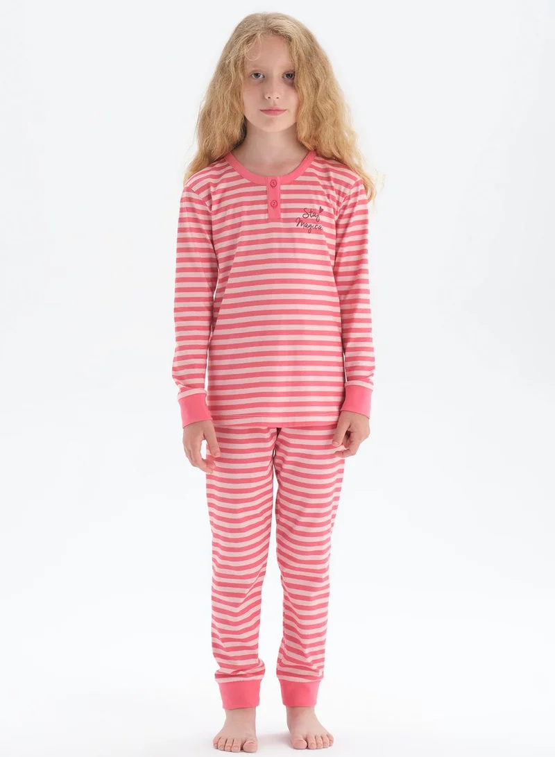 dagi Kids Striped Pyjama Set