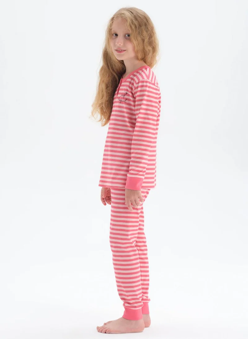 dagi Kids Striped Pyjama Set