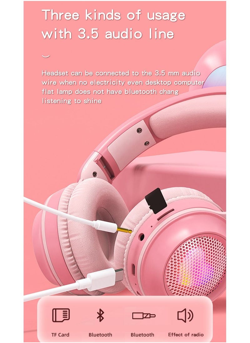 GULFLINK - Bluetooth Wireless Headphones for Kids Teens Adults Dark purple - Image 1