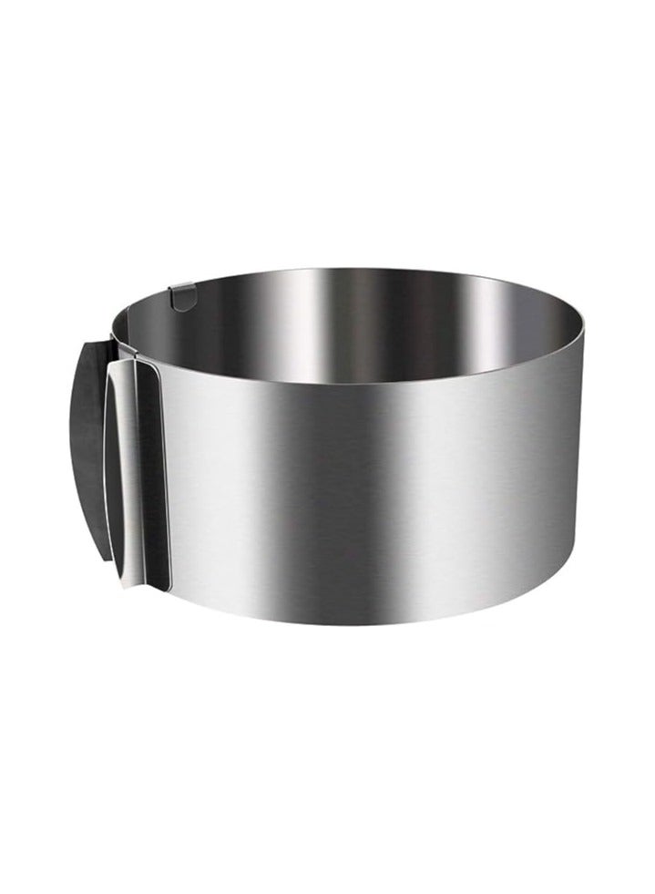 Goolsky Cake Ring 6 to 12 Inch Adjustable Round Stainless Steel Cake Mousse Mould Bakeware Tools Cake Decorating Mold Baking - Image 1