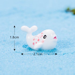 No. 6-Beluga whale approximately 2.1x1.8cm