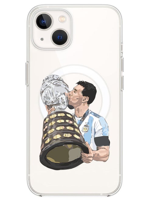 Magnetic Case for iPhone 14 Plus 6.7-inch Compatible with MagSafe Wireless Charging, Shockproof Phone Bumper Cover Messi
