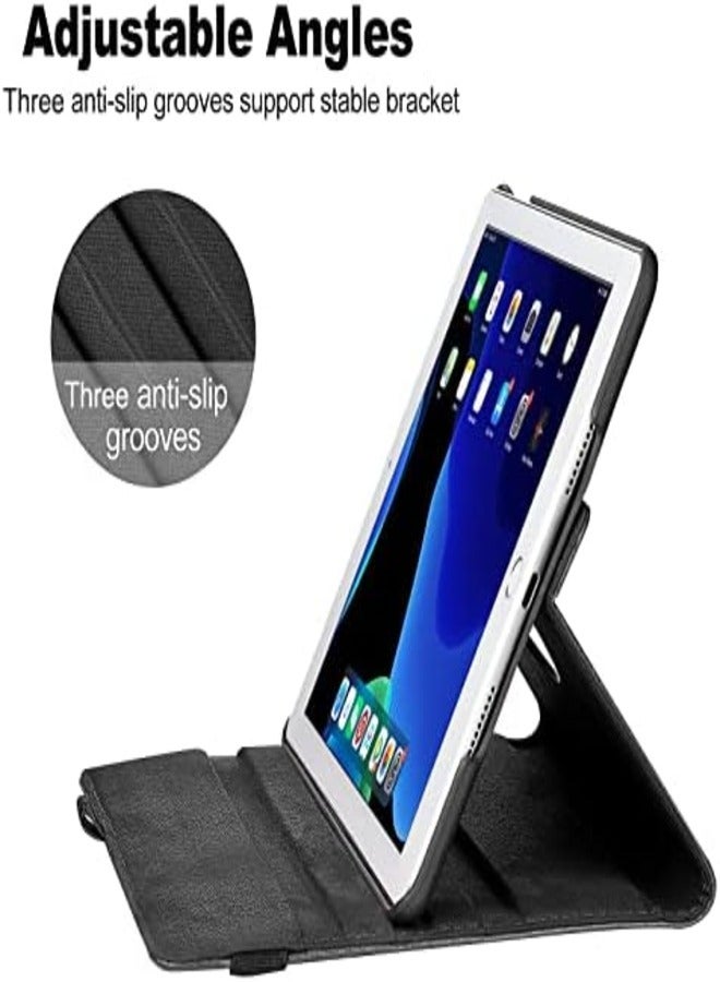 Raxoom 360-Degree Rotating iPad Case for 9.7-Inch Models (2018, 2017, Air 2, Air) with Auto Sleep/Wake Function - Black  - Image 5