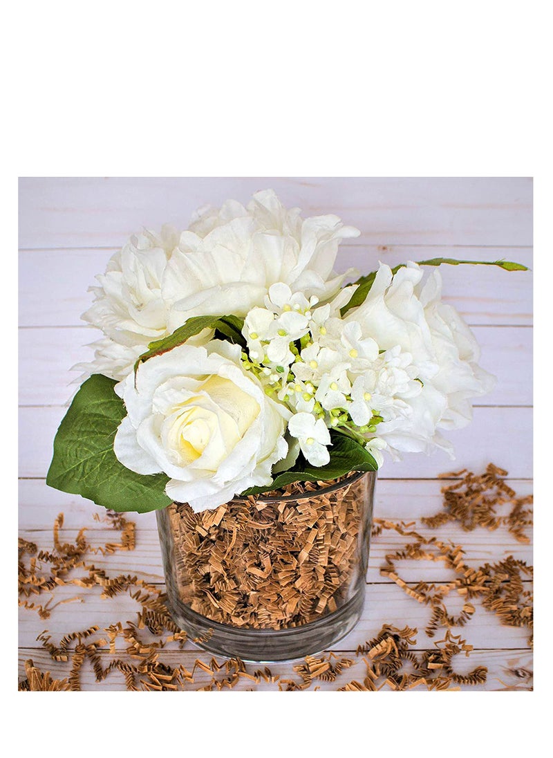 MARKQ Crinkle Cut Shredded Paper Filler for Gift Wrapping Hamper/Basket Filling, Packing Supplies (Brown)  - Image 4