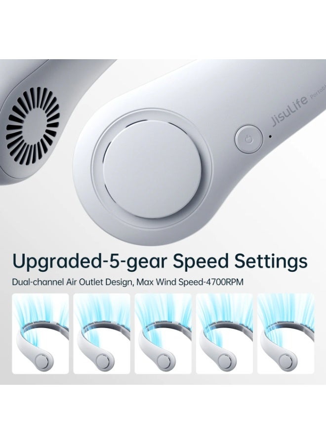 جيسيو لايف مروحة رقبة جيسولايف Life3، بطارية 4000 مللي أمبير/ساعة - أسود - Image 2