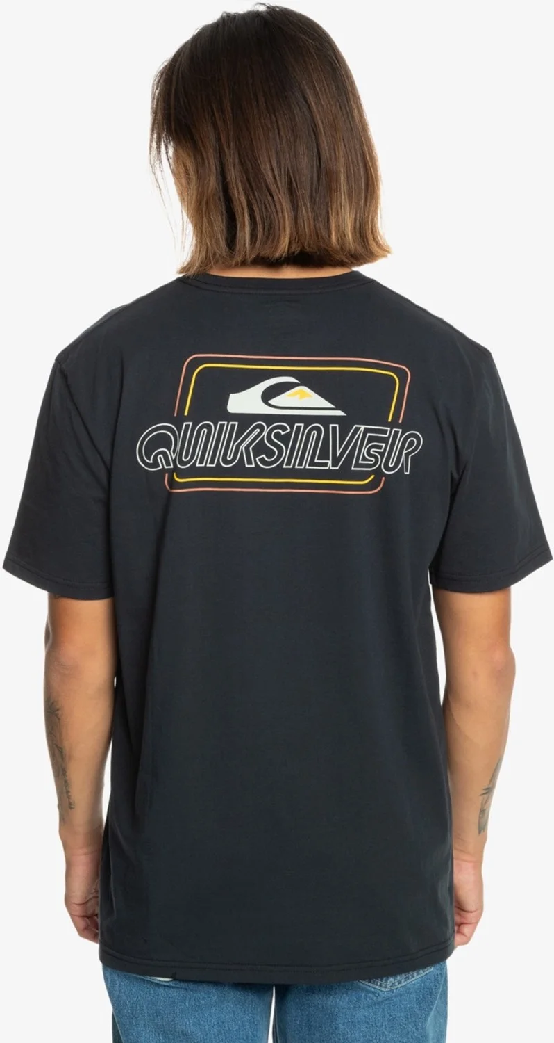 QUIKSILVER Line By Line Men's T-Shirt EQYZT07668-10010 EQYZT07668-10010001