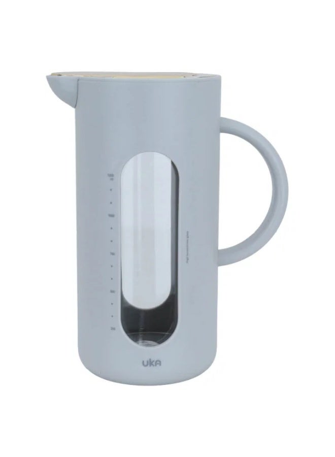 UKA Plastic Geek, 1.5 Liter - Grey - Image 1