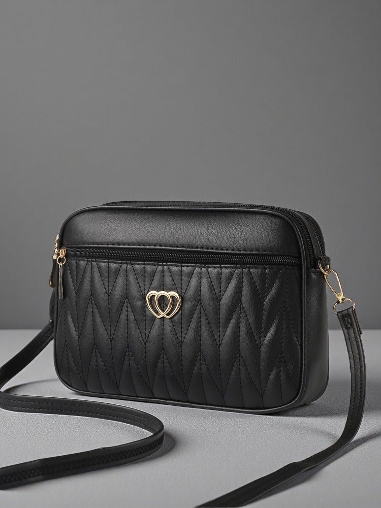 Fashionable Light Luxury Women'S Bag Trendy Versatile Single Shoulder Crossbody Bag Quilted Middle-Aged Women'S Handbag - Image 2