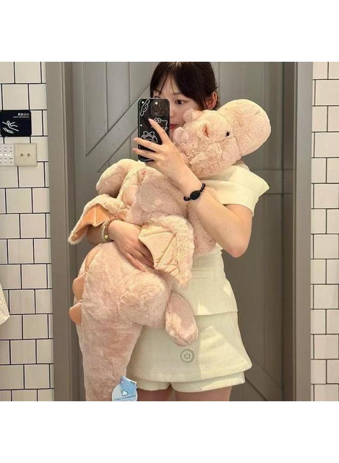 [1739 Buyback] Little Dragon Doll Sleeping Pillow Dinosaur Plush Toy Clip Leg Sleeping Doll Girl-Color:Green Model-Specification:Medium Size, Total Length Approximately 90cm