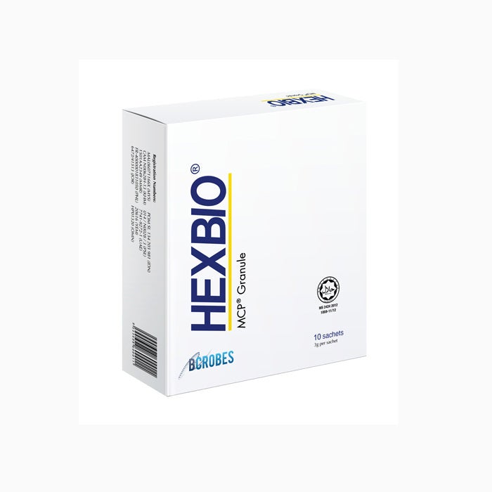 HEXBIO MCP� GRANULE 10's health supplement, restores and maintains gut health