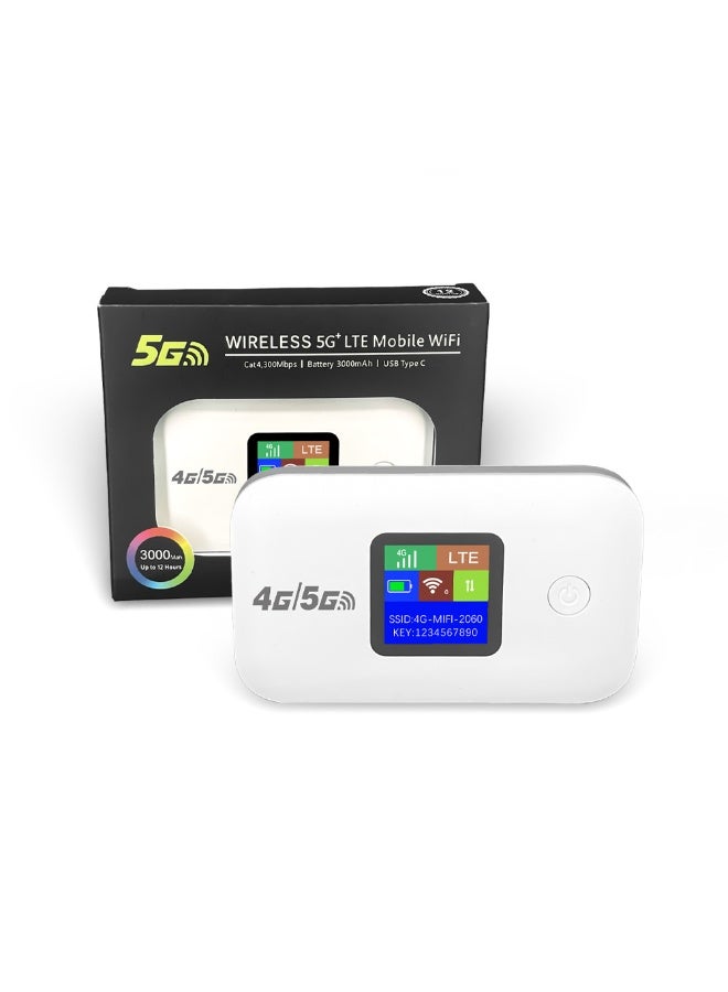 general 5G mobile WiFi router 150Mbps high-speed portable Eurasian travel USB-powered WiFi modem with SIM card slot, up to 10 devices can be shared - Image 1