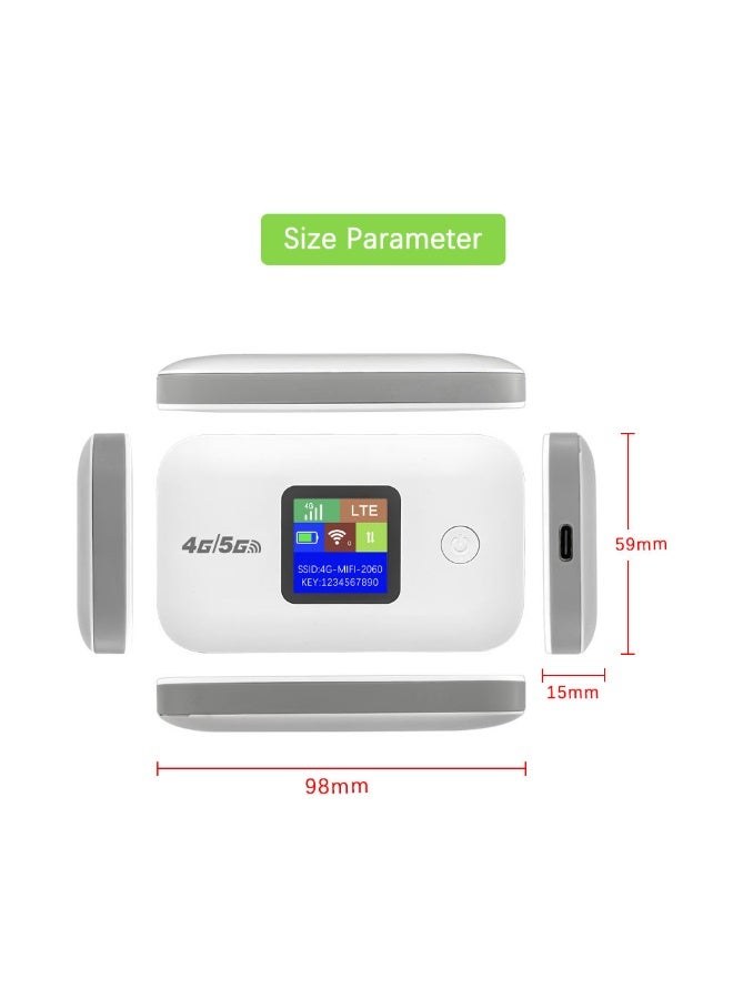 general 5G mobile WiFi router 150Mbps high-speed portable Eurasian travel USB-powered WiFi modem with SIM card slot, up to 10 devices can be shared - Image 5