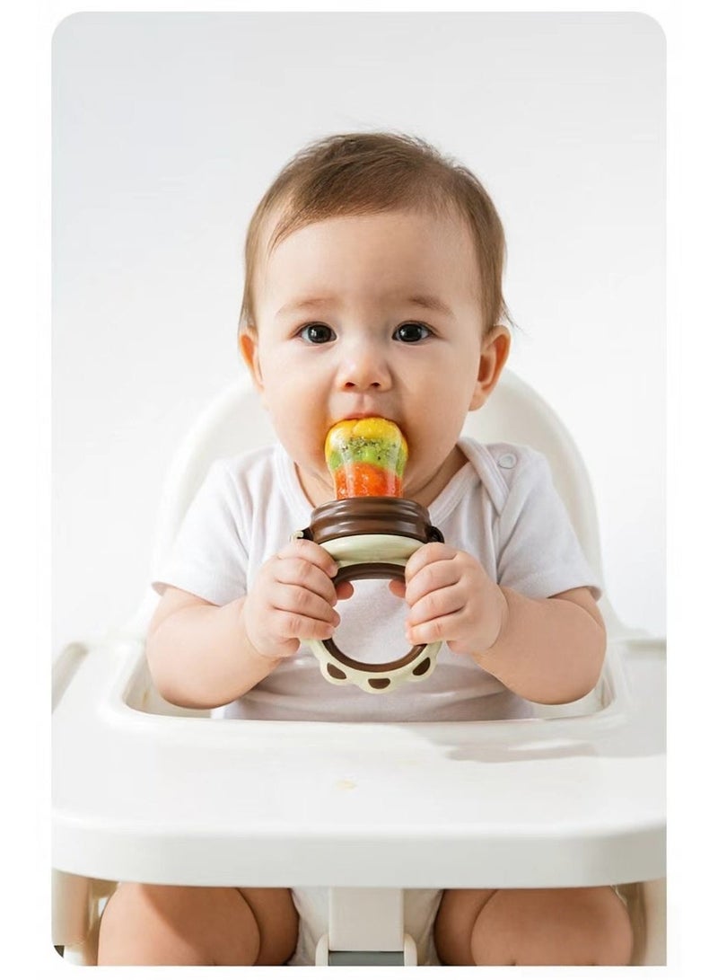 CESETH 2-Pack Silicone Baby Food Feeder Pacifier, Bpa-Free Fruit Teething Feeder For Infants, Reusable Teething Pacifier For Fresh Fruits, Vegetables & Purees - Image 5