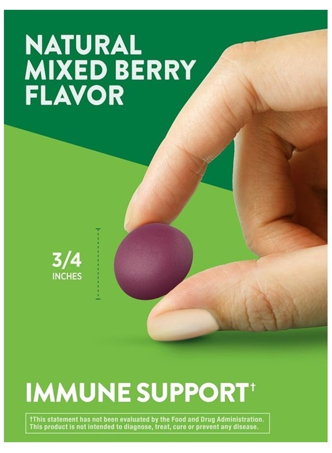 Nature's Truth Zinc Gummies 50mg  60 Count  Vegan, Non-GMO & Gluten Free Supplement  Mixed Berry Flavor - Image 5