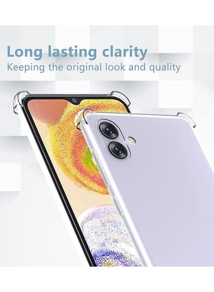 Denx Clear Case for Samsung Galaxy A07 [Shockproof & Slim] Clear Hard Back Cover with high-Grade Protection | Transparent - Image 2