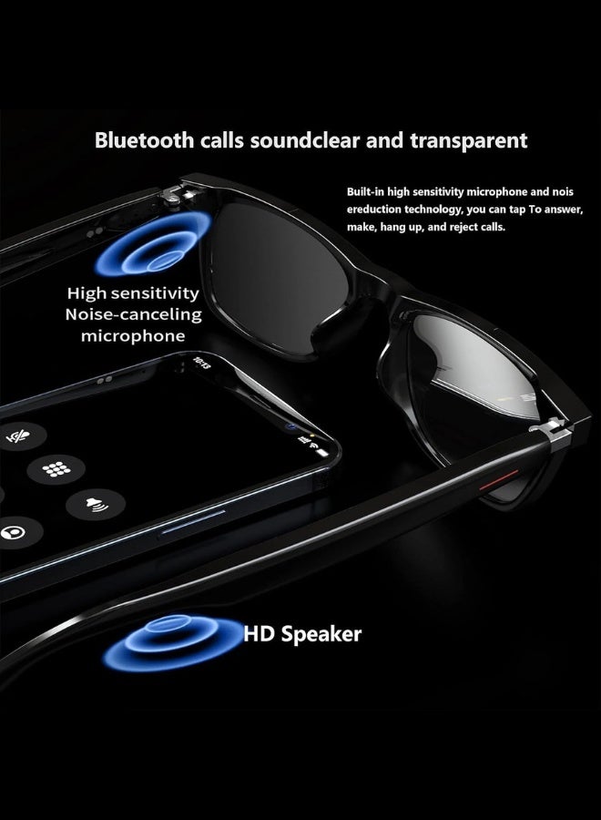 GTSOL Premium Smart Bluetooth Sunglasses – Polarized UV Protection, Built-In Speaker & Microphone, Hands-Free Calling & Music, Lightweight Outdoor Sport Eyewear for Men & Women  - Image 2