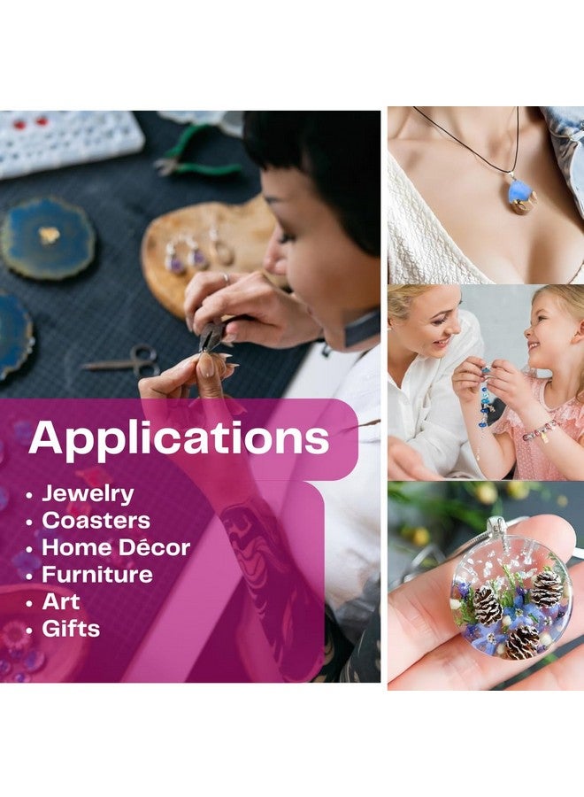 Oytra أويتراريسين فن سائل مقوي لمجموعة مواد الحرف للمبتدئين طلاء شفاف كريستالي فائق الشفافية إبوكسي بنسبة 2:1 لإطلاق الفقاعات مجموعة مجوهرات الفنانين صب طاولة مشروع DIY (300 جرام) - Image 5