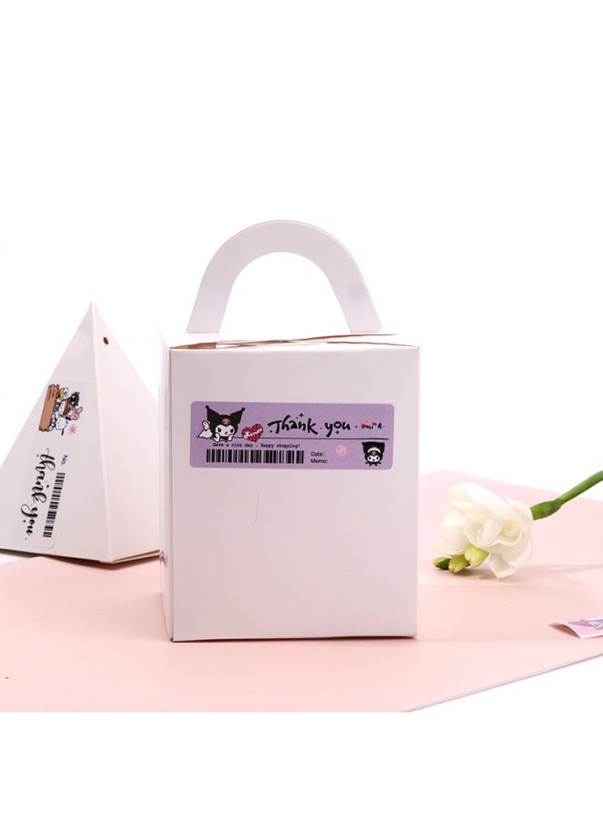 Liyuan Little Red Riding Book Bill Wind Sealing Sticker 120pcs/roll Coated Paper Sticker Sanrio Sealing Sticker - Image 4